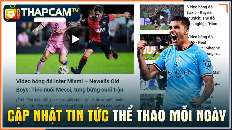 Cách thức truy cập vào website Thapcam TV xem bóng đá